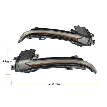 1 Pair For Audi A4 B8.5 Car Dynamic LED Turn Signal Light Rearview Mirror Flasher Water Blinker, For Audi A4 B8.5