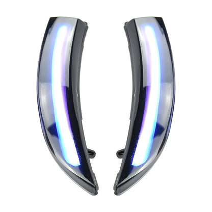 1 Pair For Ford Fiesta 2008-2017 Car Dynamic LED Turn Signal Light Rearview Mirror Flasher Water Blinker, For Ford Fiesta 2008-2017  (Blue)