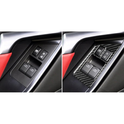 2 PCS Car Carbon Fiber Window Lift Defogger Button Decorative Sticker for Nissan GTR R35 2008-2016, Left Drive, Window Lift Defogger Button, Left Drive