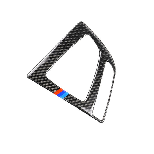 Three Color Carbon Fiber Car Gear Panel Decorative Sticker for BMW (F30) 2013-2017 / (F34) 2013-2017, Sutible for Left Driving, Gear Panel(Three Color)