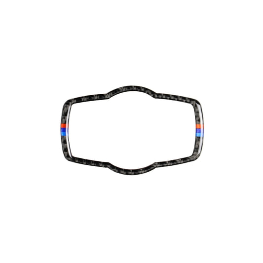 Three Color Carbon Fiber Car Headlight Switch Decorative Sticker for BMW E90 / E92 / E93 2005-2012 / 320i / 325i, Thin Version, Headlight Switch (Three Color)