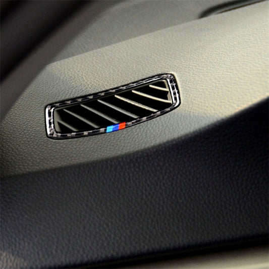 Three Color Carbon Fiber Car Right Driving Instrument Air Outlet Decorative Sticker for BMW E90 2005-2012, Right Instrument Air Outlet(Three Color), Right Instrument Air Outlet