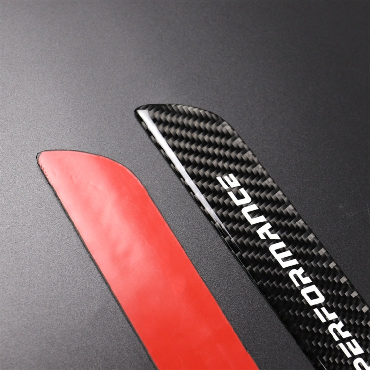 High Edition Carbon Fiber Car Door Threshold Decorative Sticker for BMW E90 2005-2012, High Edition Door Threshold, Low Edition Door Threshold