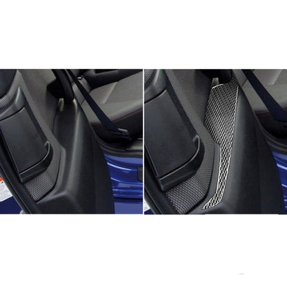 2 PCS Car Carbon Fiber Rear Armrest Decorative Sticker for Mazda RX8 2004-2008, Left and Right Drive Universal, Rear Armrest
