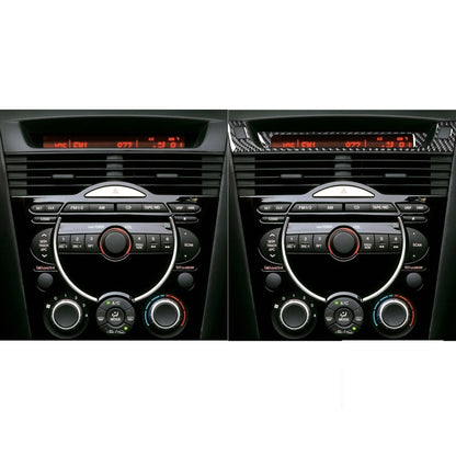 2 PCS Car Carbon Fiber Information Display Decorative Sticker for Mazda RX8 2004-2008, Left and Right Drive Universal, Information Display