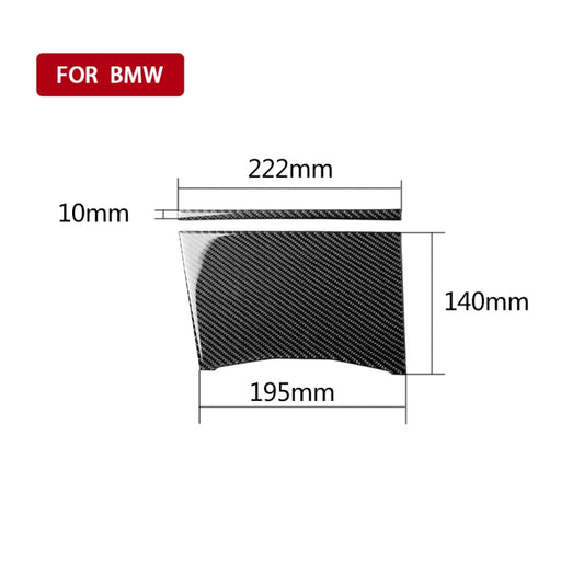 2 in 1 Car Carbon Fiber Water Cup Cover Decorative Sticker for BMW 3 Series G20/G28/325Li/330d/335 2019-2020, Right Drive, Water Cup Cover, Right Drive