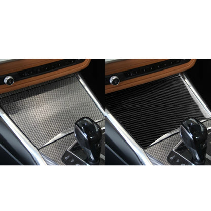 2 in 1 Car Carbon Fiber Water Cup Cover Decorative Sticker for BMW 3 Series G20/G28/325Li/330d/335 2019-2020, Right Drive, Water Cup Cover, Right Drive