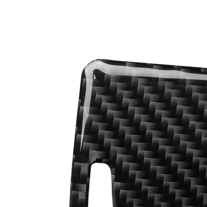 Car Carbon Fiber Storage Cover Decorative Sticker for Audi A6 2005-2011, Right Drive, Storage Cover, Right Drive