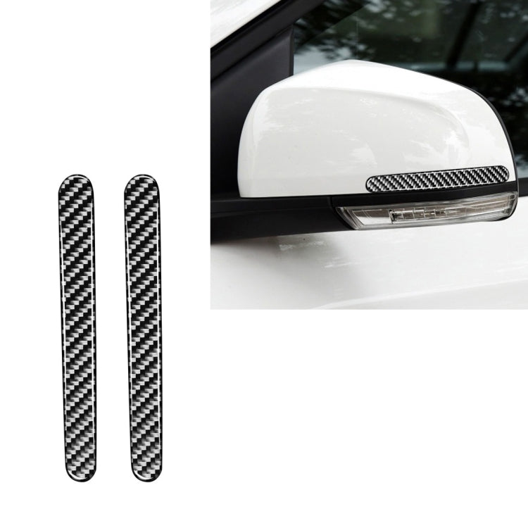 2 PCS Car Carbon Fiber Rearview Mirror Anti-collision Strip for Chevrolet Cruze 2009-2015, Left and Right Drive Universal, Rearview Mirror Anti-collision Strip
