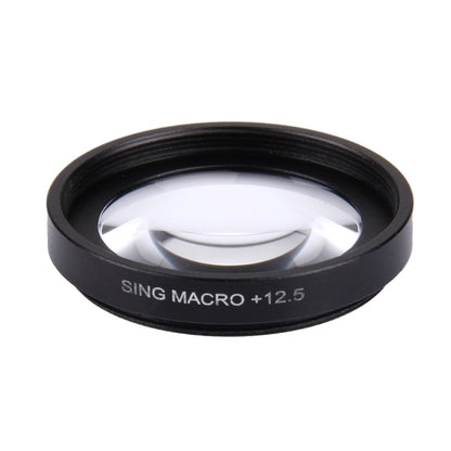 JUNESTAR Proffesional 37mm 12.5X Macro Lens Filter + Lens Protective Cap for GoPro & Xiaomi Xiaoyi Yi Sport Action Camera, 12.5X Macro Lens