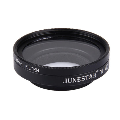 JUNESTAR for Xiaomi Xiaoyi Yi II 4K Sport Action Camera Proffesional 37mm UV Filter + Lens Protective Cap, UV Filter+Lens Cap