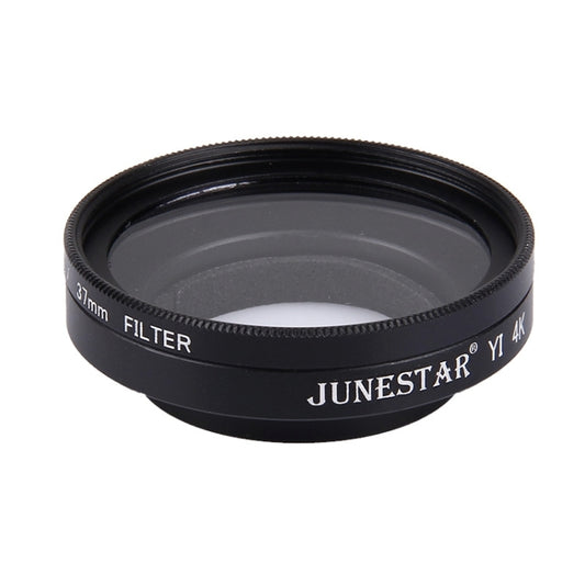 JUNESTAR for Xiaomi Xiaoyi Yi II 4K Sport Action Camera Proffesional 37mm UV Filter + Lens Protective Cap, UV Filter+Lens Cap