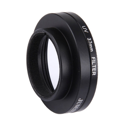 JUNESTAR for Xiaomi Xiaoyi Yi II 4K Sport Action Camera Proffesional 37mm UV Filter + Lens Protective Cap, UV Filter+Lens Cap