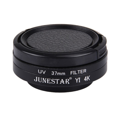 JUNESTAR for Xiaomi Xiaoyi Yi II 4K Sport Action Camera Proffesional 37mm UV Filter + Lens Protective Cap, UV Filter+Lens Cap