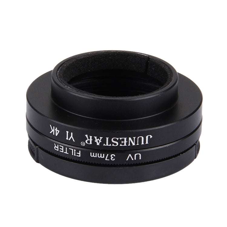 JUNESTAR for Xiaomi Xiaoyi Yi II 4K Sport Action Camera Proffesional 37mm UV Filter + Lens Protective Cap, UV Filter+Lens Cap