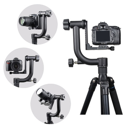 YELANGU Horizontal 360 Degree Gimbal Tripod Head for Home DV and SLR Cameras