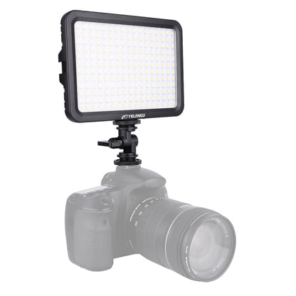 YELANGU YLG0504B 204 LEDs 1000LM 3300-5600K No Polar Dimmable Studio Light Video & Photo Light for Canon, Nikon, DSLR Cameras