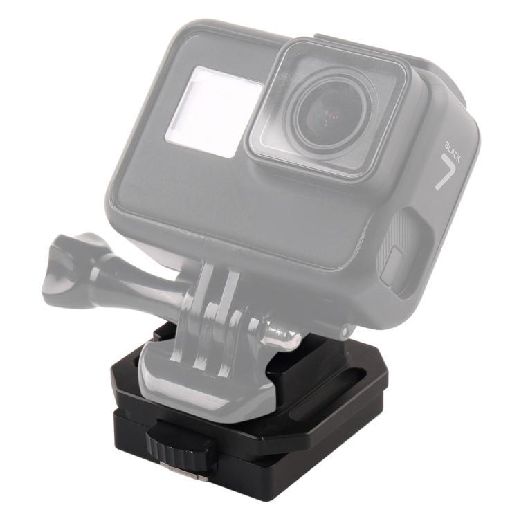 حامل سيلفي للخوذة مصنوع من سبائك الألومنيوم GP193 لكاميرات GoPro وInsta360 وDJI وغيرها من كاميرات الحركة، GP193