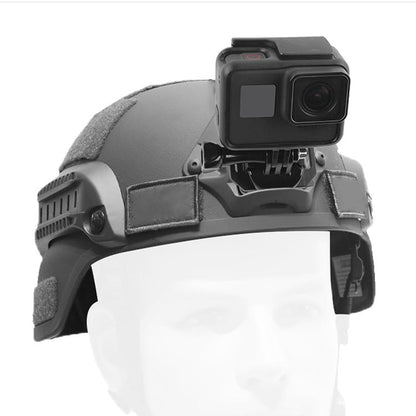 حامل سيلفي للخوذة مصنوع من سبائك الألومنيوم GP193 لكاميرات GoPro وInsta360 وDJI وغيرها من كاميرات الحركة، GP193