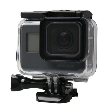 For GoPro HERO6 /5 Black 60m Underwater Waterproof Housing Diving Case with Touch Screen Back Door & Filter / Buckle Basic Mount & Screw, No Need to Disassemble Lens, 60m Waterproof