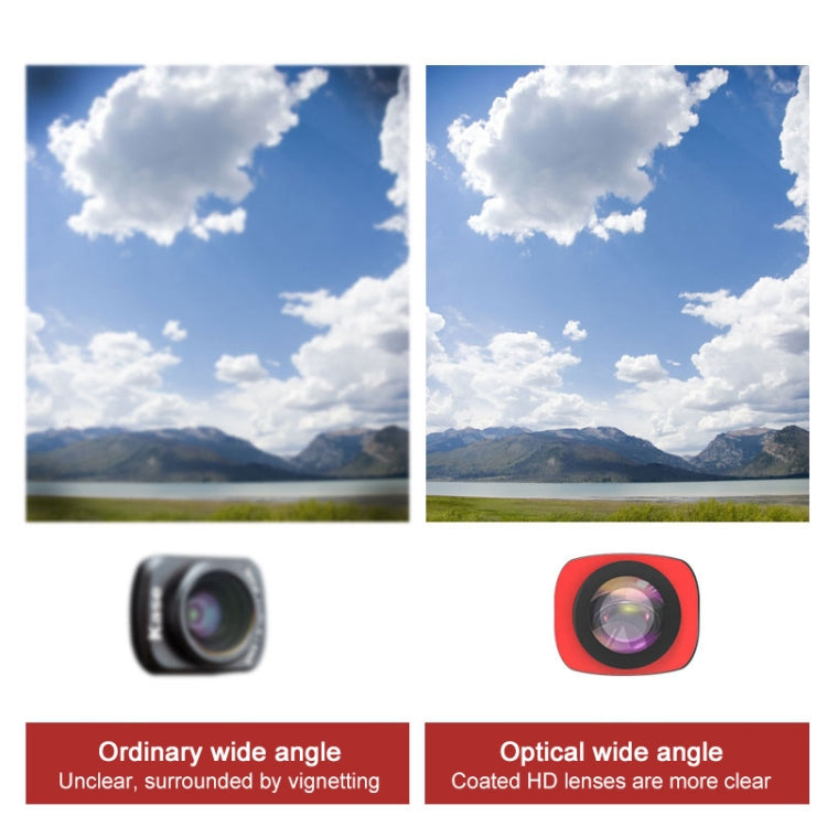 مجموعة عدسات JSR 5 في 1 CR فائقة الاتساع 12.5X ماكرو + عدسة CPL + Star + فلتر عدسة ND16 لكاميرا DJI OSMO Pocket، عدسة ماكرو + CPL + Star + ND16 + CR