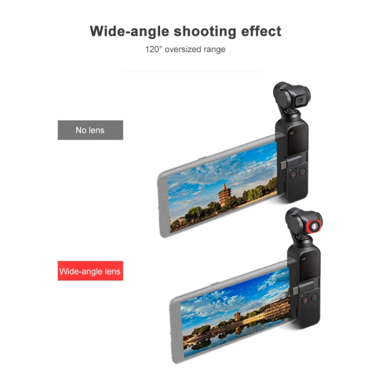 مجموعة عدسات JSR 5 في 1 CR فائقة الاتساع 12.5X ماكرو + عدسة CPL + Star + فلتر عدسة ND16 لكاميرا DJI OSMO Pocket، عدسة ماكرو + CPL + Star + ND16 + CR
