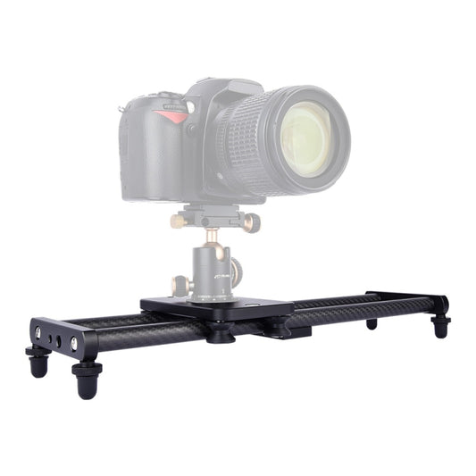 YELANGU L40T 40cm Carbon Fiber Slide Rail Track for SLR Cameras / Video Cameras