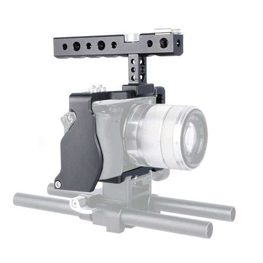 YELANGU C6 Camera Video Cage Handle Stabilizer for Sony A6000 / A6300 / A6500 / A6400