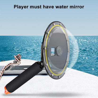 RUIGPRO Floating Hand Grip Dome Port Underwater Diving Camera Lens Transparent Cover for DJI Osmo Action, Osmo Action