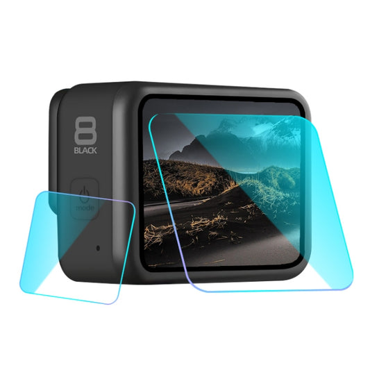 For GoPro HERO8 Black Lens + LCD Display Tempered Glass Film