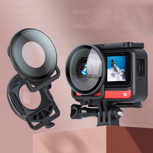 Lens Guard Protective Glass Cover for Insta360one R Panoramic Camera with Frame