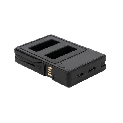 LCD Screen Dual Batteries Charger with Displays Charging Capacity for GoPro HERO9 Black / HERO10 Black, Displays Charging Capacity