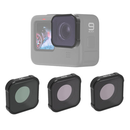 فلتر عدسة JSR KB Series CPL+ND8+ND16 لكاميرات GoPro HERO13 أسود/12 أسود/11 أسود/10 أسود/9 أسود، 3 في 1