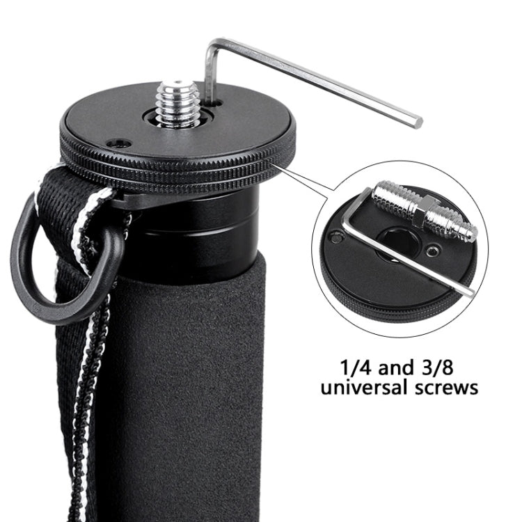 BEXIN MAS325 Portable Travel Outdoor DSLR Camera Aluminum Alloy Monopod Holder