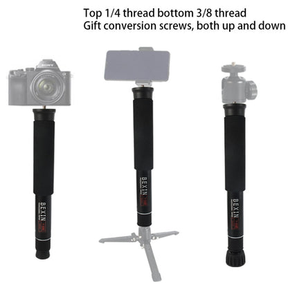 BEXIN P308D Portable Travel Outdoor DSLR Camera Aluminum Alloy Monopod Holder