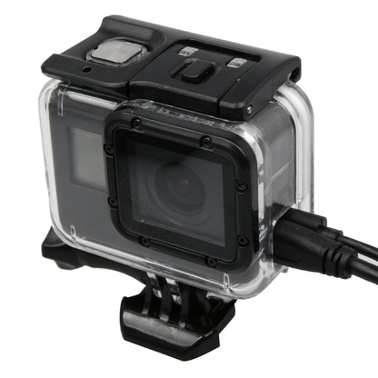 غطاء حماية هيكلي لكاميرا GoPro HERO5 مع مشبك تثبيت أساسي وبرغي توصيل، يحتاج إلى تفكيك العدسة، مع مشبك تثبيت أساسي