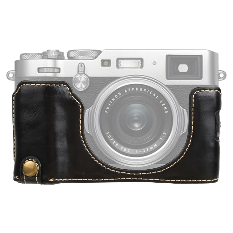 1/4 inch Thread PU Leather Camera Half Case Base for FUJIFILM X100V
