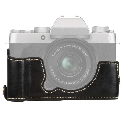 1/4 inch Thread PU Leather Camera Half Case Base for FUJIFILM XT200