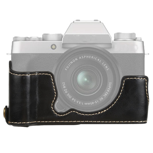 1/4 inch Thread PU Leather Camera Half Case Base for FUJIFILM XT200