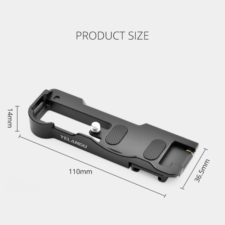 YELANGU CL12 Camera Expansion Board Base L Plate for Sony ZV-1