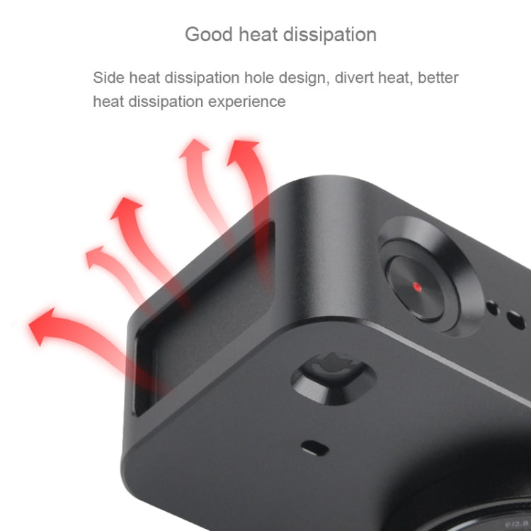 Housing Shell Aluminum Alloy Protective Cage with 37mm Filter Lens & Lens Cap & Screw for Xiaomi Mijia Small Camera