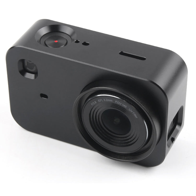 Housing Shell Aluminum Alloy Protective Cage with 37mm Filter Lens & Lens Cap & Screw for Xiaomi Mijia Small Camera