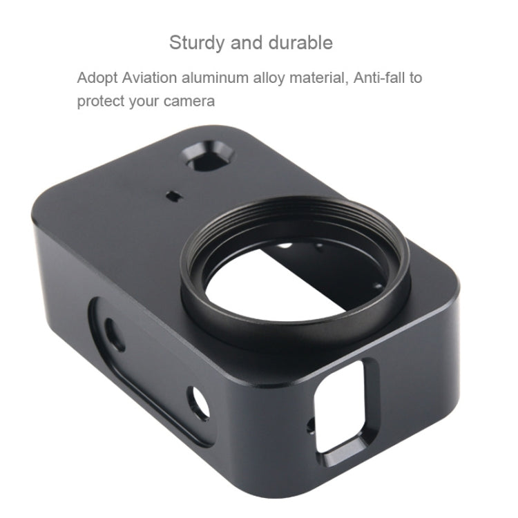 Housing Shell Aluminum Alloy Protective Cage with 37mm Filter Lens & Lens Cap & Screw for Xiaomi Mijia Small Camera