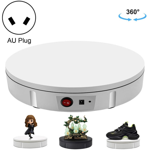 22cm Electric Rotating Display Stand Video Shooting Props Turntable, Load: 50kg, AU Plug
