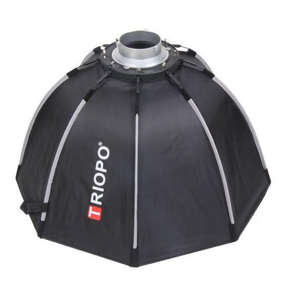 فلاش سبيدلايت TRIOPO K2-55 55 سم، صندوق إضاءة مثمن الشكل مكافئ، موزع إضاءة من Bowens Mount، K2-55