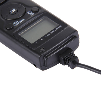 RST-7004 LCD Screen Time Lapse Intervalometer Shutter Release Digital Timer Remote Controller with N8 Cable for NIKON D3X/D3/D700/D300/D2X/D2H/D200/D1H/D1X/D800 Camera