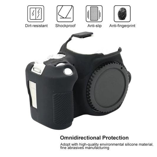 For Canon EOS 200D / EOS 200D Mark II Soft Silicone Protective Case
