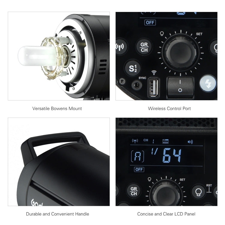 Godox DP600III Studio Flash Light 600Ws Bowens Mount Studio Speedlight