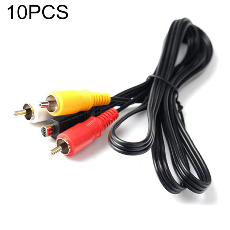 10 قطع كابل كاميرا فيديو AV ذو 10 دبابيس لكاميرا Sony VMC-15FS