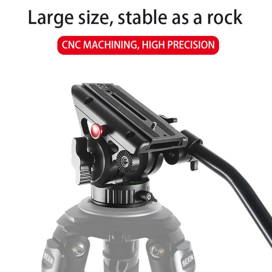 BEXIN VH-105 360 Degree Panorama Heavy Duty Tripod Action Fluid Drag Head